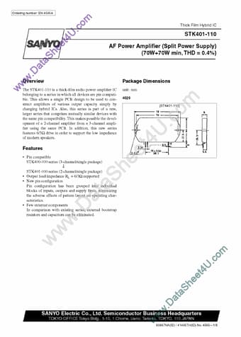  Datasheet Preview Page 1