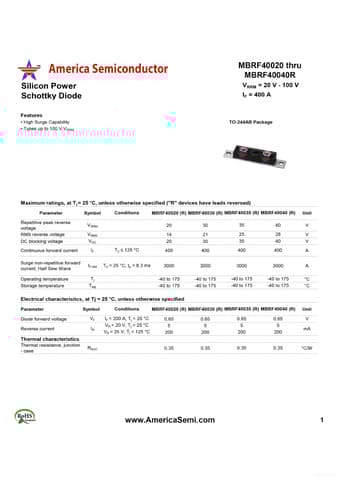  Datasheet Preview Page 1