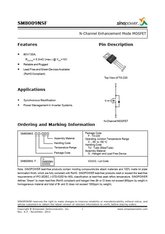  Datasheet Preview Page 1