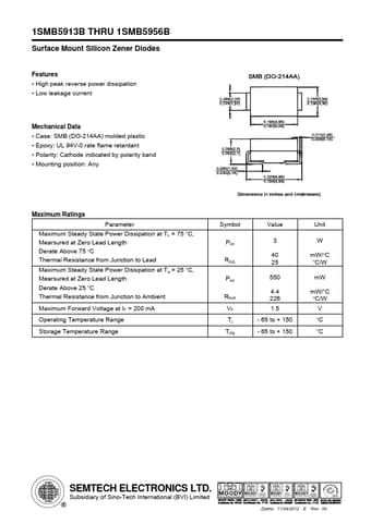  Datasheet Preview Page 1