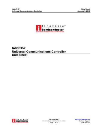  Datasheet Preview Page 1
