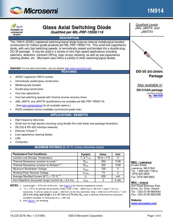  Datasheet Preview Page 1