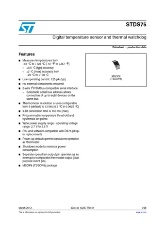  Datasheet Preview Page 1