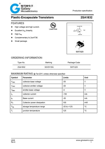  Datasheet Preview Page 1