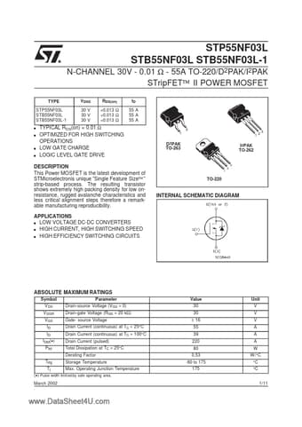  Datasheet Preview Page 1