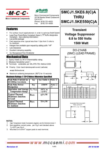  Datasheet Preview Page 1