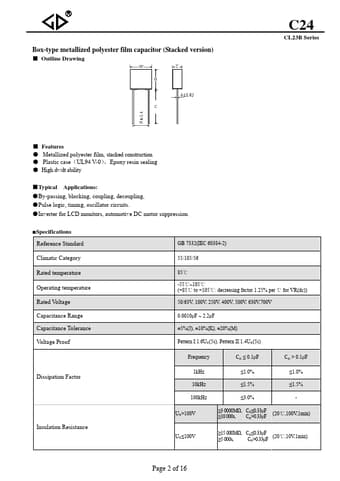  Datasheet Preview Page 1