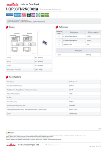  Datasheet Preview Page 1