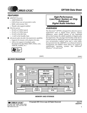  Datasheet Preview Page 1