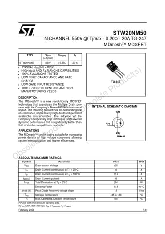  Datasheet Preview Page 1