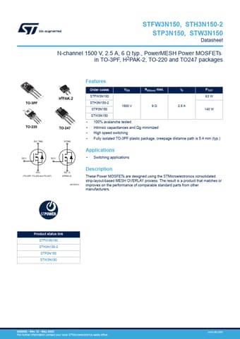  Datasheet Preview Page 1
