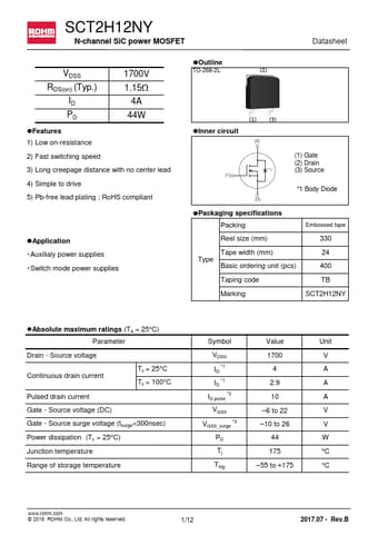  Datasheet Preview Page 1