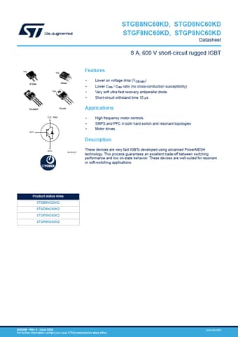  Datasheet Preview Page 1