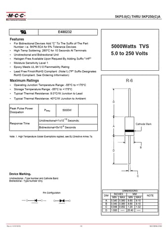  Datasheet Preview Page 1