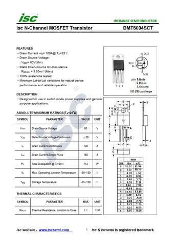  Datasheet Preview Page 1