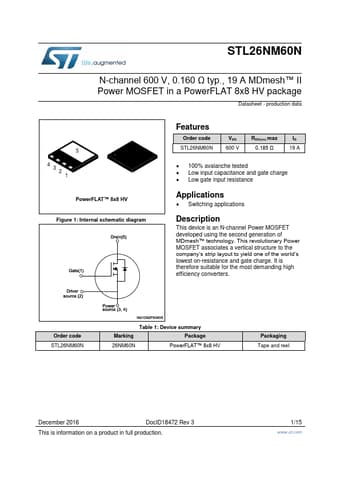  Datasheet Preview Page 1