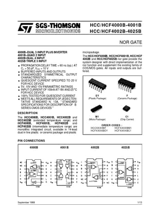  Datasheet Preview Page 1