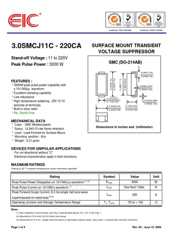  Datasheet Preview Page 1