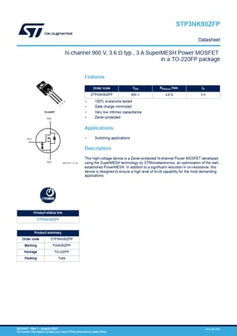  Datasheet Preview Page 1