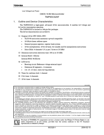  Datasheet Preview Page 1