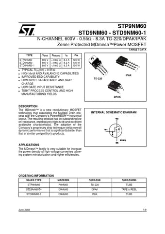  Datasheet Preview Page 1