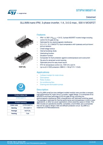  Datasheet Preview Page 1