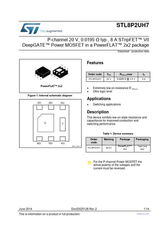  Datasheet Preview Page 1