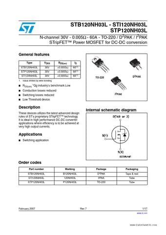  Datasheet Preview Page 1