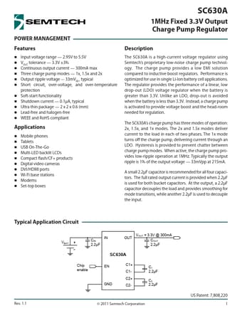  Datasheet Preview Page 1