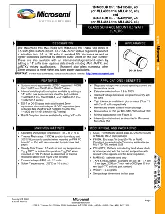  Datasheet Preview Page 1