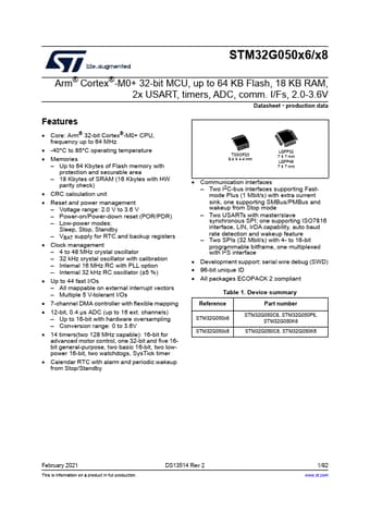  Datasheet Preview Page 1