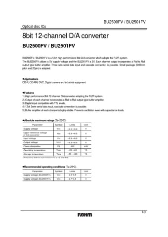  Datasheet Preview Page 1