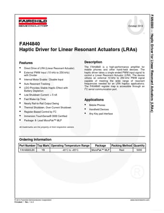  Datasheet Preview Page 1