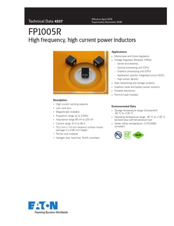  Datasheet Preview Page 1