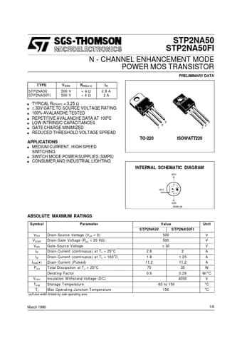  Datasheet Preview Page 1