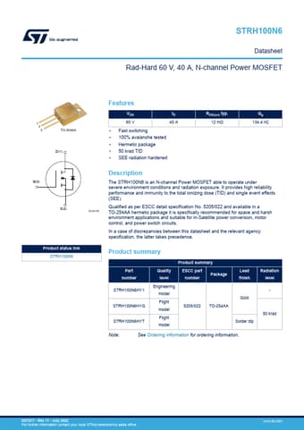  Datasheet Preview Page 1