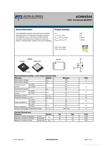  Datasheet Preview Page 1