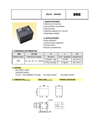  Datasheet Preview Page 1