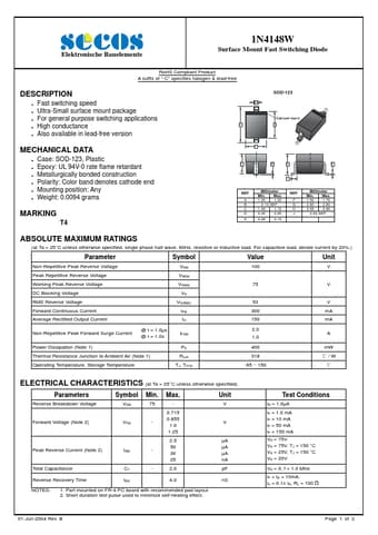  Datasheet Preview Page 1