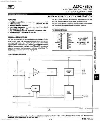  Datasheet Preview Page 1