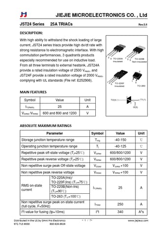  Datasheet Preview Page 1