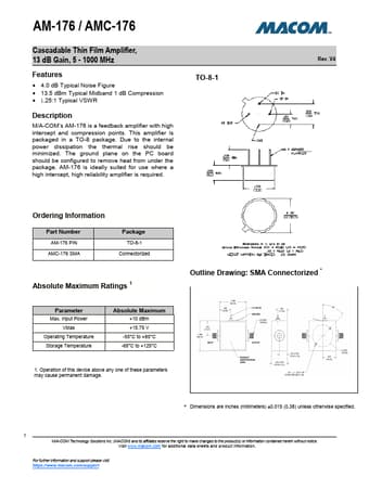 Datasheet Preview Page 1
