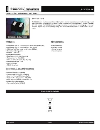  Datasheet Preview Page 1