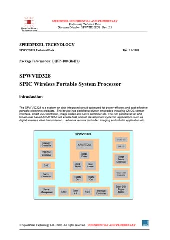  Datasheet Preview Page 1