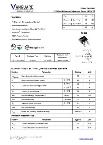  Datasheet Preview Page 1