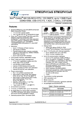  Datasheet Preview Page 1