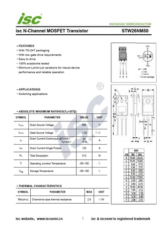  Datasheet Preview Page 1
