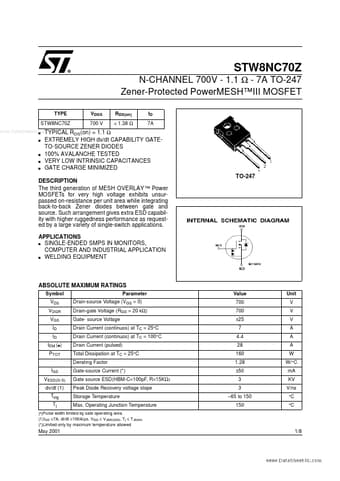  Datasheet Preview Page 1