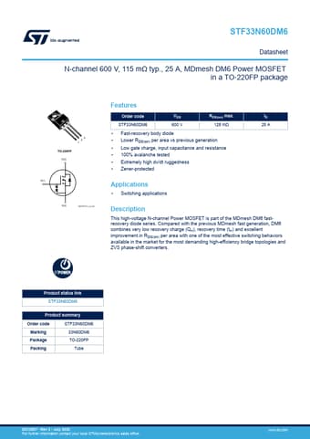  Datasheet Preview Page 1