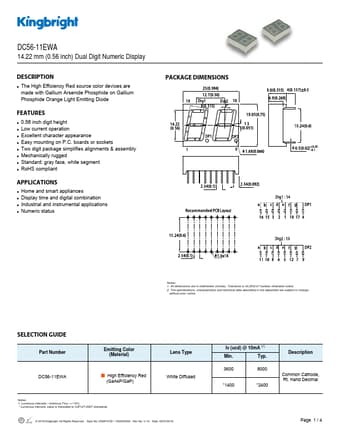  Datasheet Preview Page 1